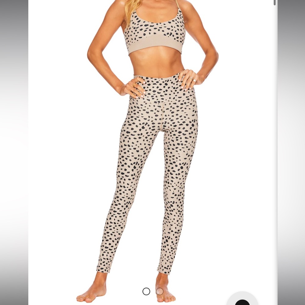 Beach Riot Tan and Black Leggings